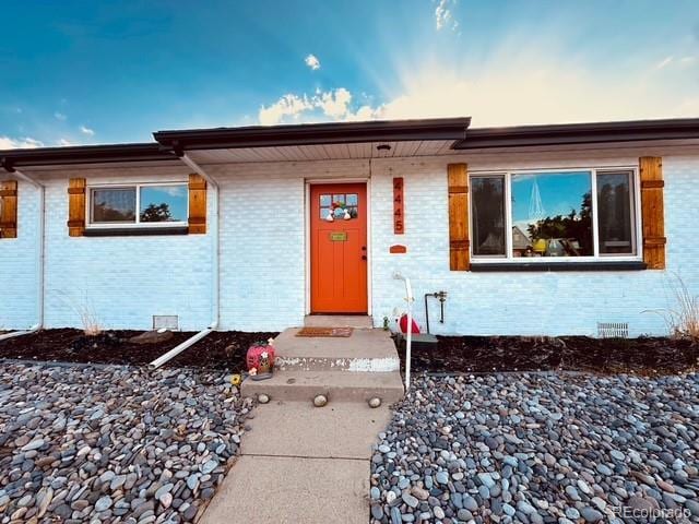 4435-4455 Elizabeth, Denver, CO 80206 - view of front of home with brick siding
