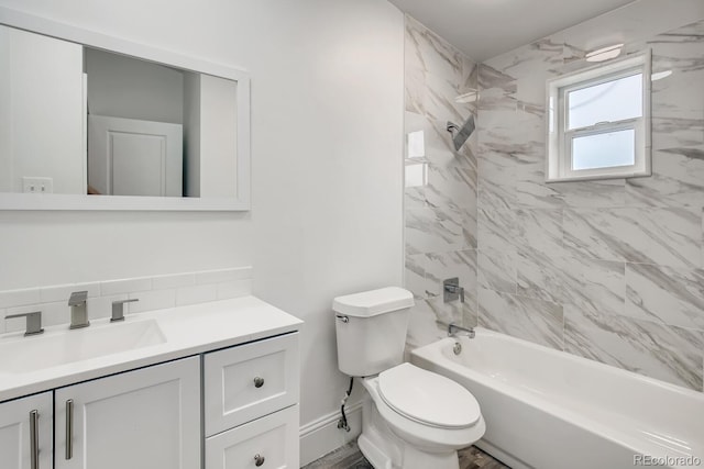4435-4455 Elizabeth, Denver, CO 80206 - full bathroom with vanity and shower / tub combination