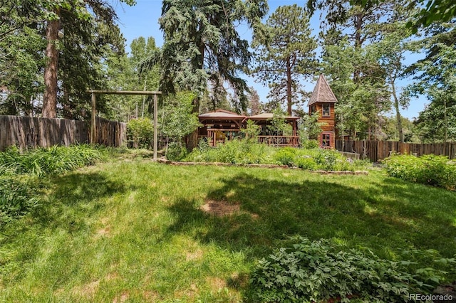 10990 Oehlman Ave, Conifer, CO 80433 - view of fenced backyard