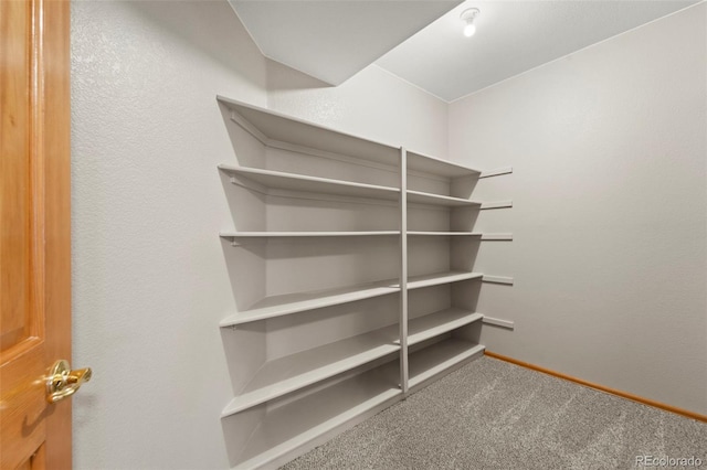 view of storage room