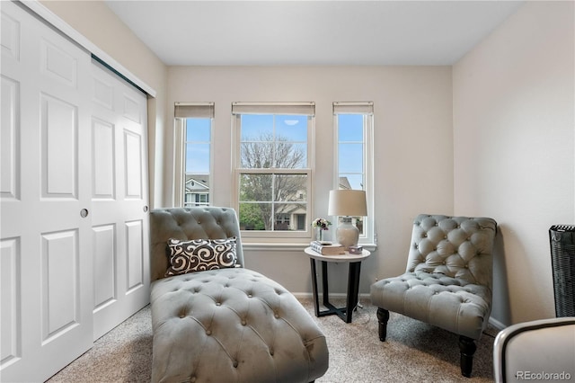 9631 S Dover Way, Littleton, CO 80127 - sitting room with healthy amount of natural light, carpet, and baseboards