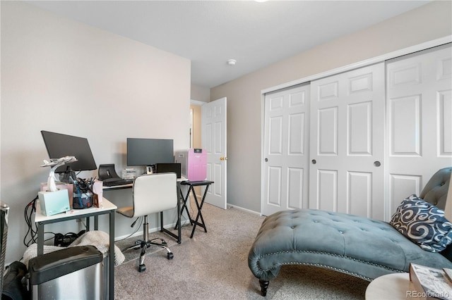9631 S Dover Way, Littleton, CO 80127 - office area featuring carpet and baseboards