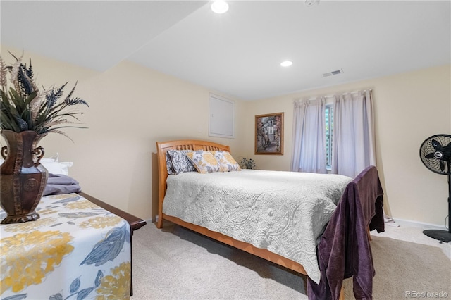 9631 S Dover Way, Littleton, CO 80127 - carpeted bedroom with baseboards and recessed lighting