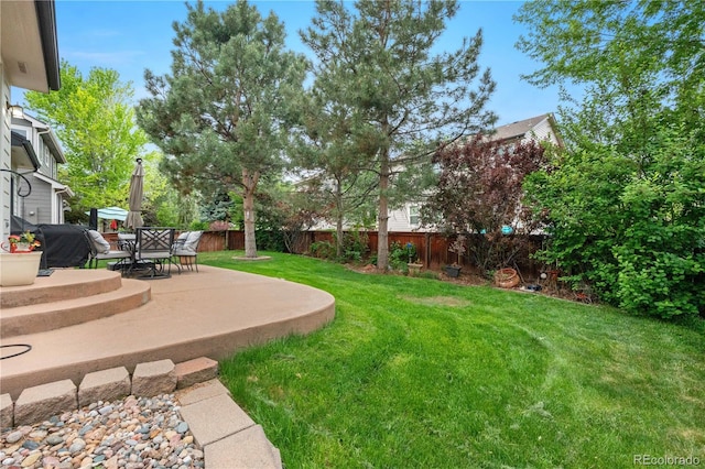 9631 S Dover Way, Littleton, CO 80127 - view of yard with a patio area
