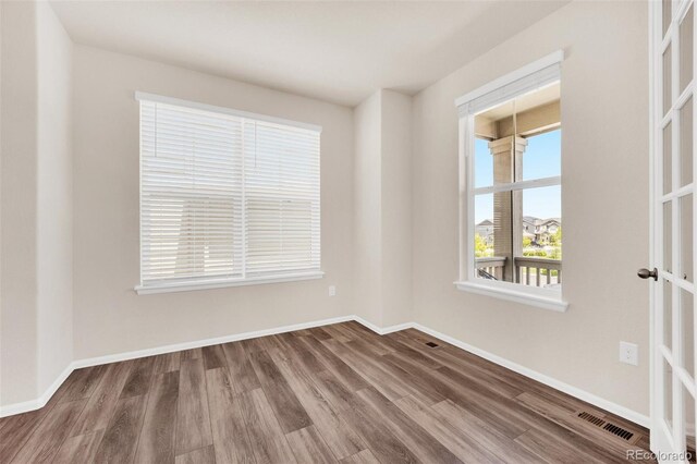 3325 Umber Cir, Castle Rock, CO 80109 - unfurnished room with wood finished floors and baseboards