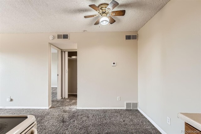 interior space featuring carpet and visible vents