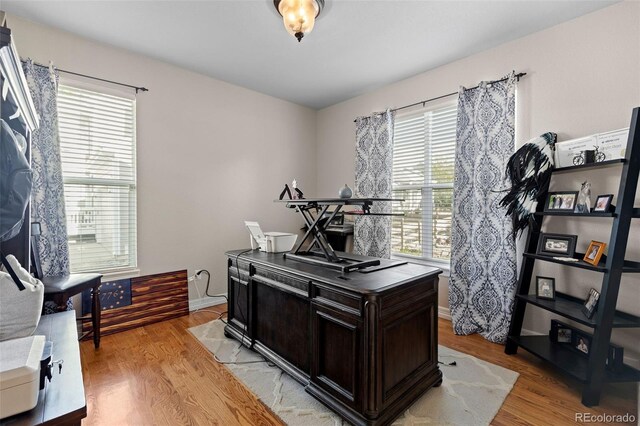 6040 Virgil St, Arvada, CO 80403 - office space with light wood-style flooring and baseboards