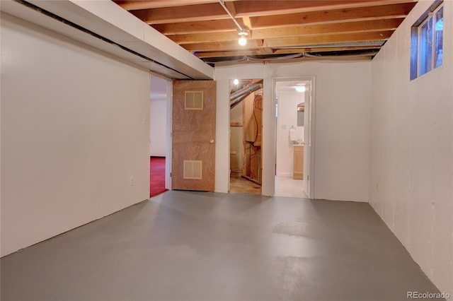1227 Holmes Dr, Colorado Springs, CO 80909 - view of unfinished basement