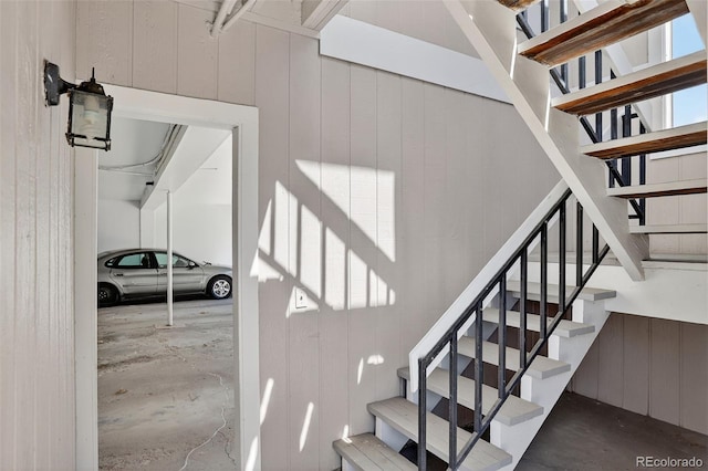 7902 Chase Cir Unit 152, Arvada, CO 80003 - stairway with unfinished concrete floors