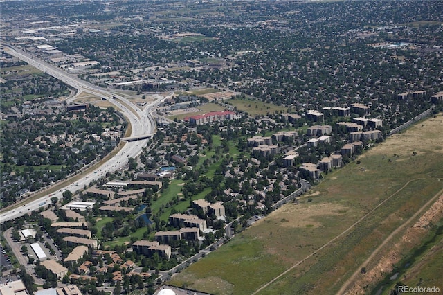 aerial overview of property's location