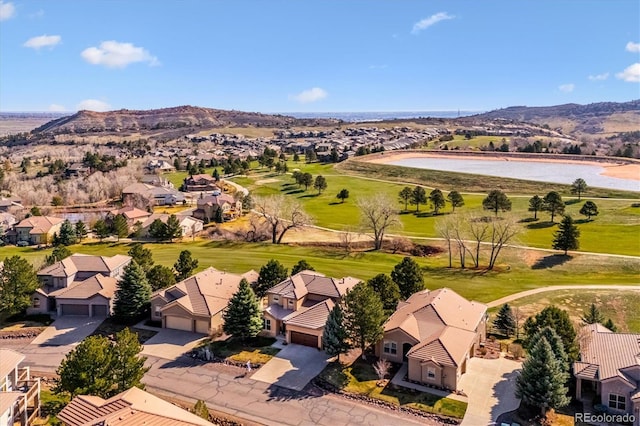 16611 Red Cliff Cir, Morrison, CO 80465 - aerial perspective of suburban area featuring a mountainous background