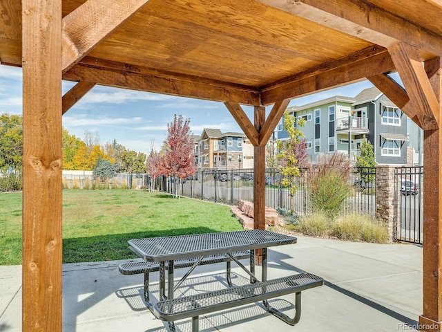 view of patio