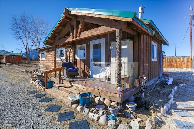 view of rear view of house