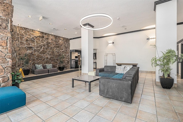 1020 15th St Unit 25D, Denver, CO 80202 - lobby featuring a textured ceiling and recessed lighting