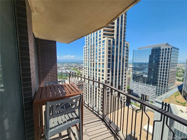 1020 15th St Unit 25D, Denver, CO 80202 - balcony featuring a city view