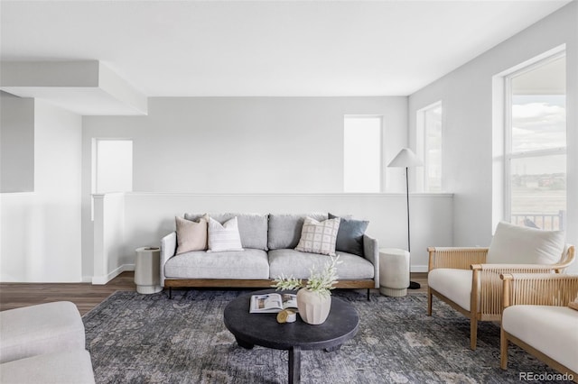 15006 Cast Pebble Cir, Parker, CO 80134 - living room with wood finished floors and baseboards