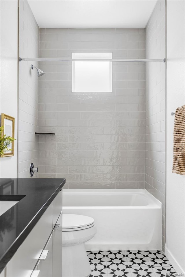 15006 Cast Pebble Cir, Parker, CO 80134 - bathroom featuring vanity and bathing tub / shower combination