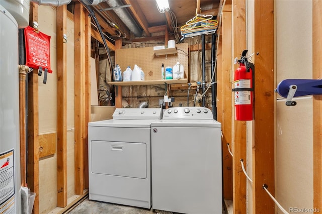 laundry room featuring laundry area and washing machine and dryer