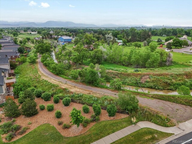 14823 W 70th Dr Unit A, Arvada, CO 80007 - aerial view of residential area with a mountain backdrop