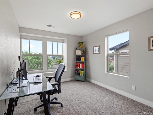 14823 W 70th Dr Unit A, Arvada, CO 80007 - home office featuring carpet floors and baseboards