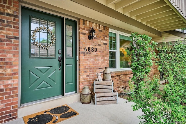 6880 E Appleton Cir, Centennial, CO 80112 - entrance to property with brick siding and a porch