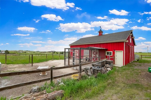 41504 Vista Rdg, Parker, CO 80138 - view of outdoor structure with a view of countryside and an exterior structure