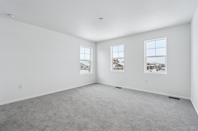 unfurnished room featuring carpet floors