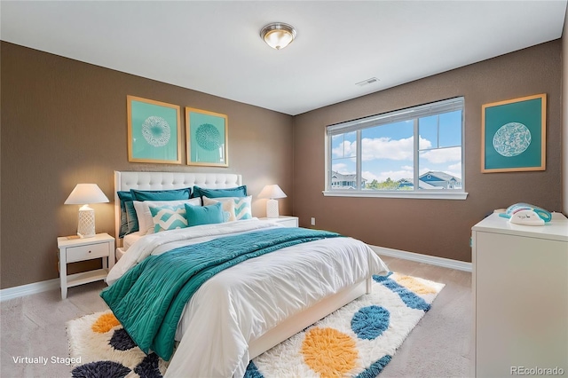 26004 E Elmhurst Pl, Aurora, CO 80016 - bedroom featuring baseboards and light carpet