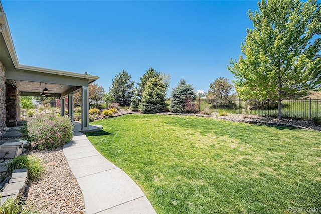 26004 E Elmhurst Pl, Aurora, CO 80016 - view of yard with ceiling fan