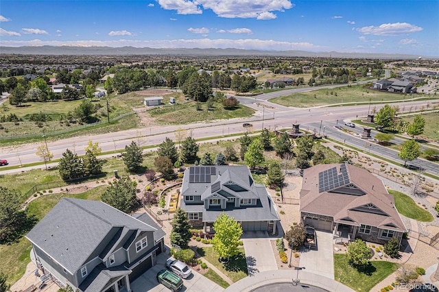 26004 E Elmhurst Pl, Aurora, CO 80016 - aerial view of residential area with a mountain backdrop