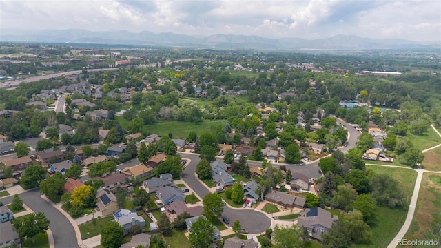 6223 W Flora Pl, Denver, CO 80227 - aerial perspective of suburban area with a mountainous background