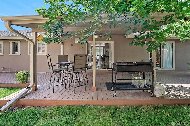 6223 W Flora Pl, Denver, CO 80227 - view of wooden deck