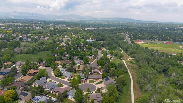 6223 W Flora Pl, Denver, CO 80227 - bird's eye view of a mountain backdrop