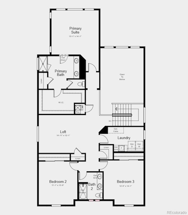 13358 Blue Amber Ct, Parker, CO 80134 - view of property floor plan