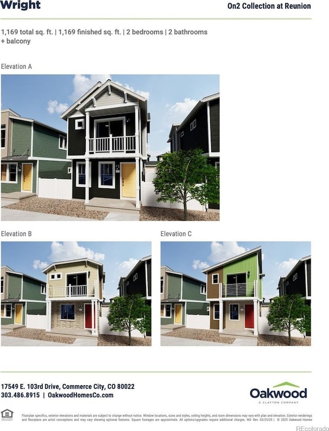 13029 E 103rd Pl, Commerce City, CO 80022 - view of a document with a collage of images