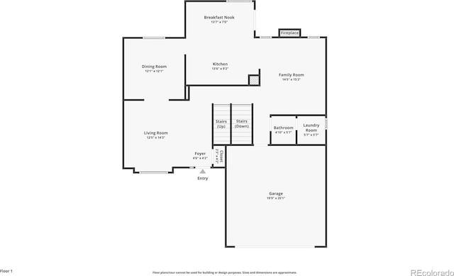 1065 Harbourne St, Colorado Springs, CO 80911 - home floor plan