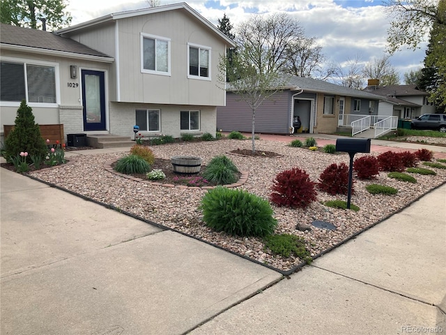 tri-level home with central AC