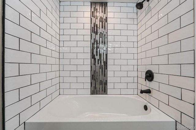 full bathroom with shower / washtub combination