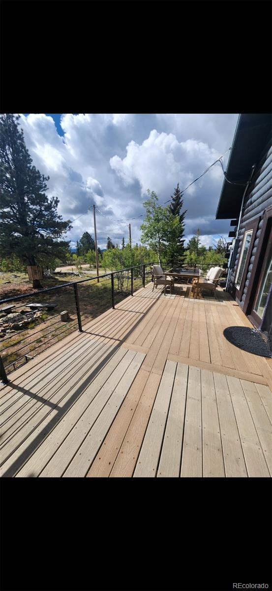 253 Bear Ln, Jefferson, CO 80456 - view of wooden deck