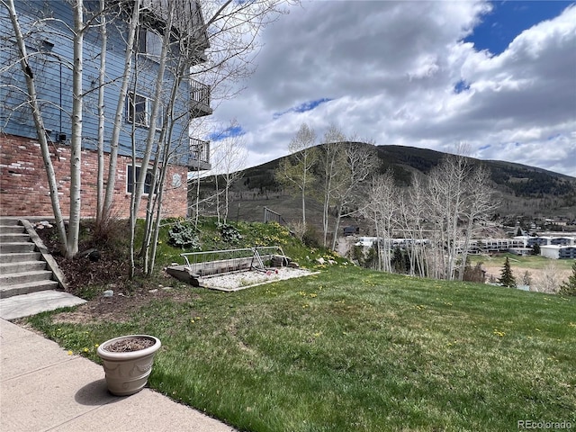 330 E Ln Bonte St Unit 2, Dillon, CO 80435 - view of green lawn with a mountain view