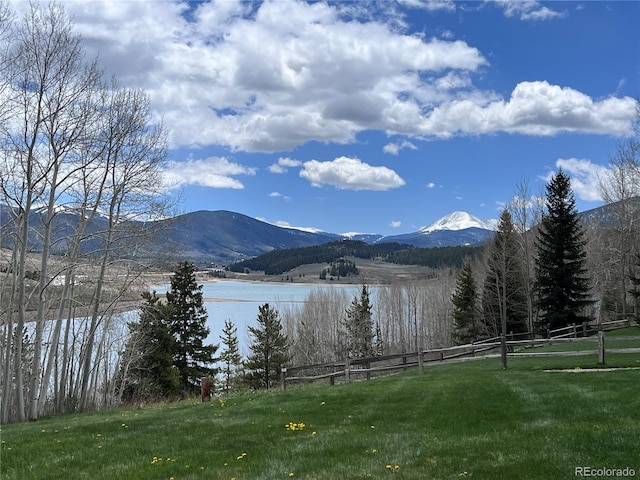 330 E Ln Bonte St Unit 2, Dillon, CO 80435 - mountain view featuring a nearby body of water