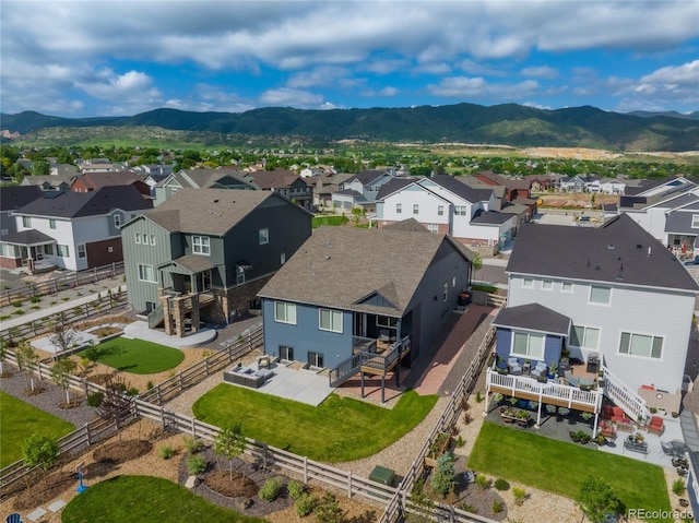 8132 Mt Harvard Rd, Littleton, CO 80125 - aerial view of residential area featuring a mountainous background