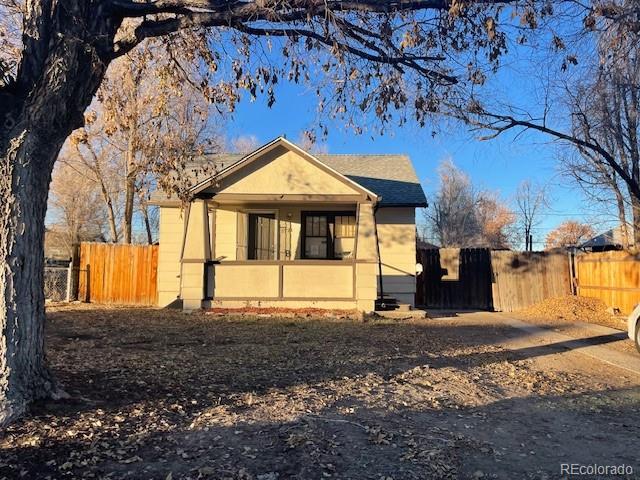 2771 W 1st Ave, Denver, CO 80219 - exterior space with a porch and fence
