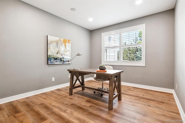 11911 E Lake Cir, Greenwood Village, CO 80111 - office space featuring light wood-type flooring and recessed lighting