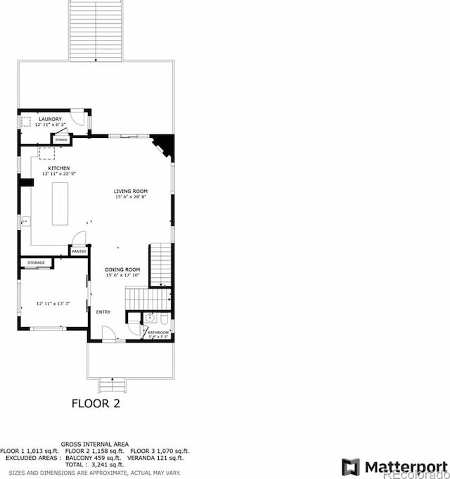 1373 S Garfield St, Denver, CO 80210 - property floor plan