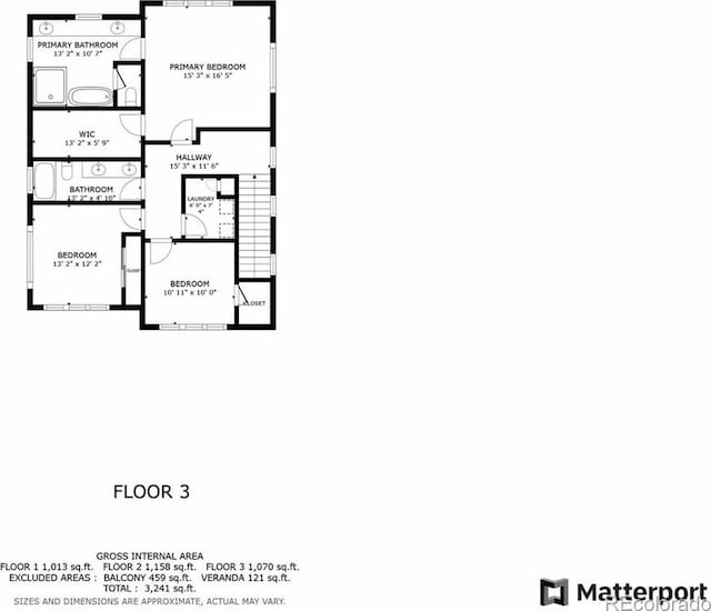 1373 S Garfield St, Denver, CO 80210 - home floor plan