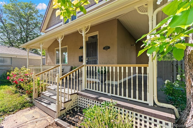 3039 W 22nd Ave, Denver, CO 80211 - property entrance with stucco siding and covered porch