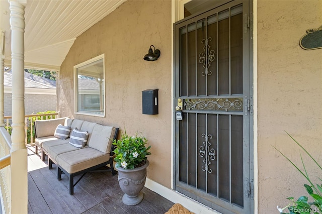 3039 W 22nd Ave, Denver, CO 80211 - entrance to property with a porch and stucco siding