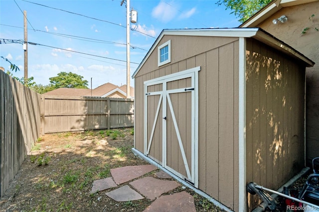 3039 W 22nd Ave, Denver, CO 80211 - view of shed with a fenced backyard