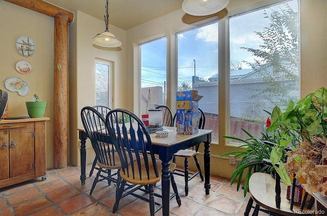 view of dining space